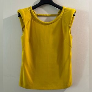 Mustard Yellow Cut Out Top